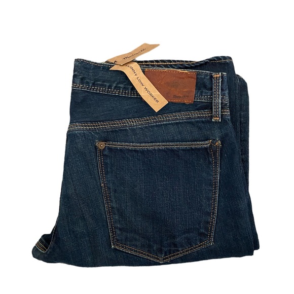 Madewell NWT skinny low worker jeans size 31 - Picture 3 of 3